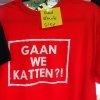 'GAAN WE KATTEN' T-shirt kader