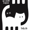Black and White Catboat poster small (42-30cm)